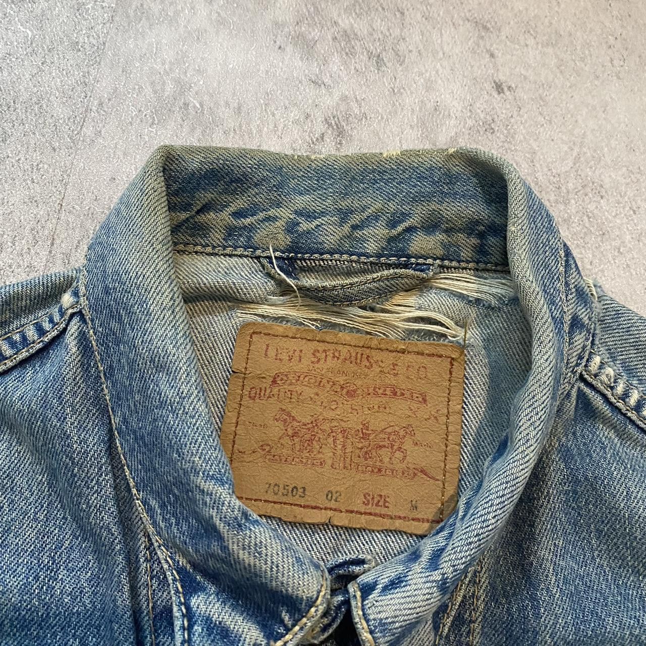 Levi's Levi's denim jacket distressed look Rock Metal Size US M / EU 48-50 / 2 - 4 Thumbnail