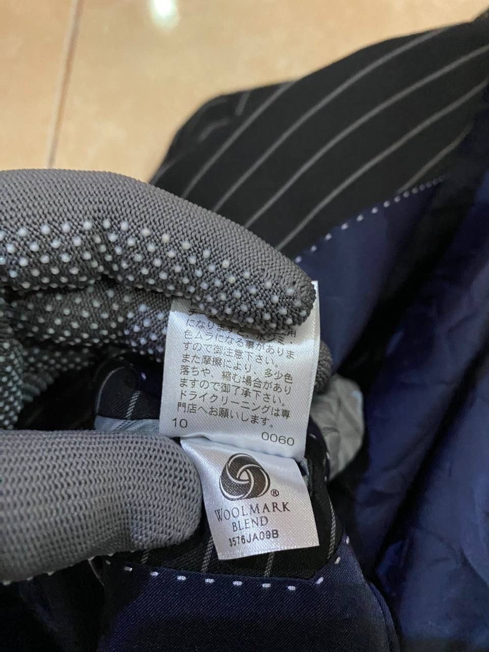 Comme Ca Ism × Japanese Brand Comme Ca Ism Navy Pensil Line Wool Blazer Size US M / EU 48-50 / 2 - 10 Thumbnail