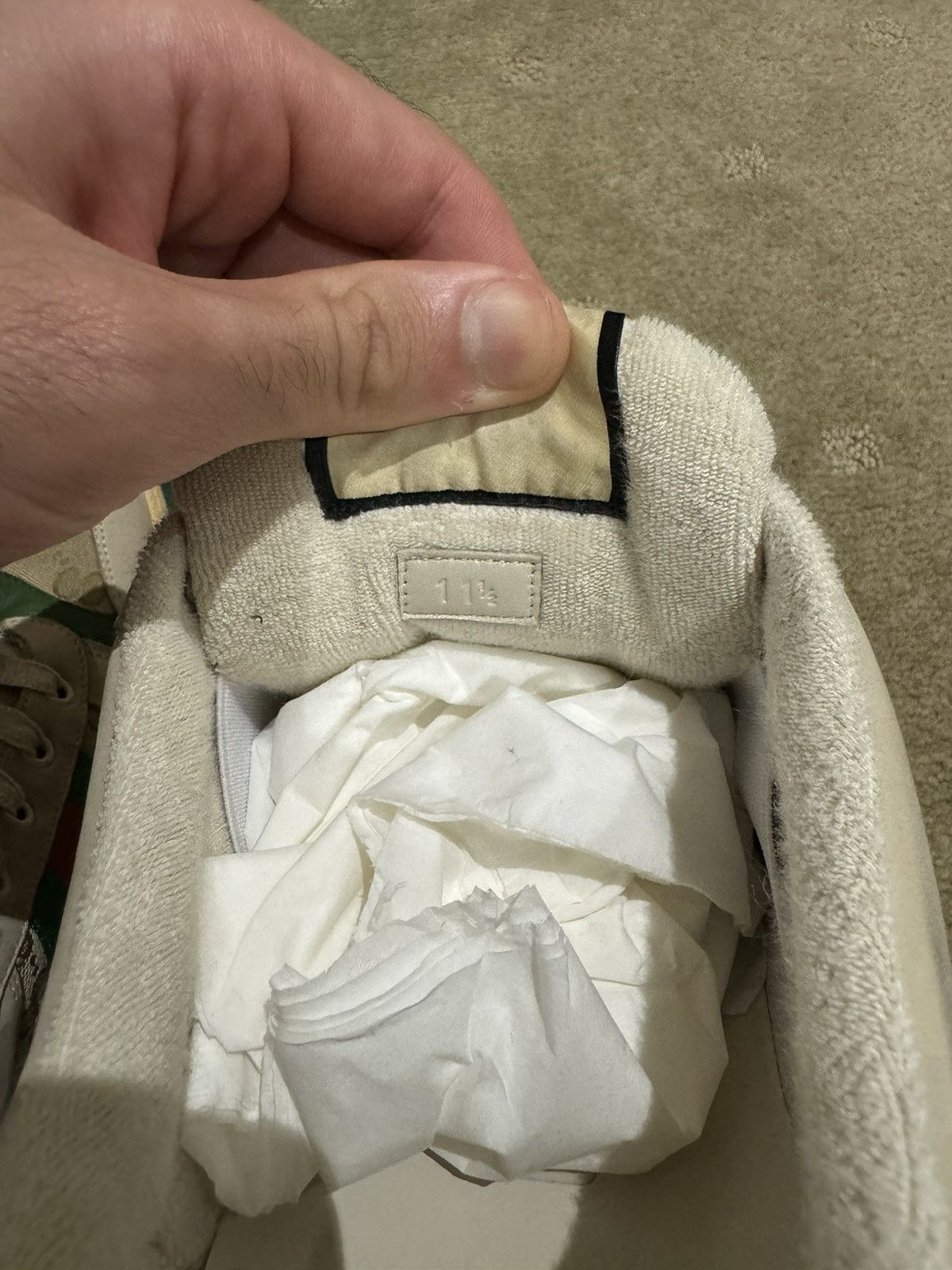 Gucci Men's Screener GG trainer Size US 11.5 / EU 44-45 - 11 Thumbnail