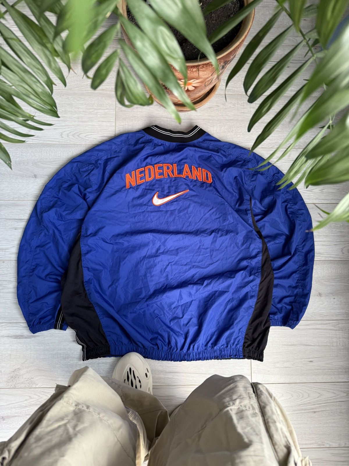 Nike × Vintage Vintage 90’s KNVB Nike Soccer Jersey Jacket Nederland shirt Size US XXL / EU 58 / 5 - 6 Thumbnail