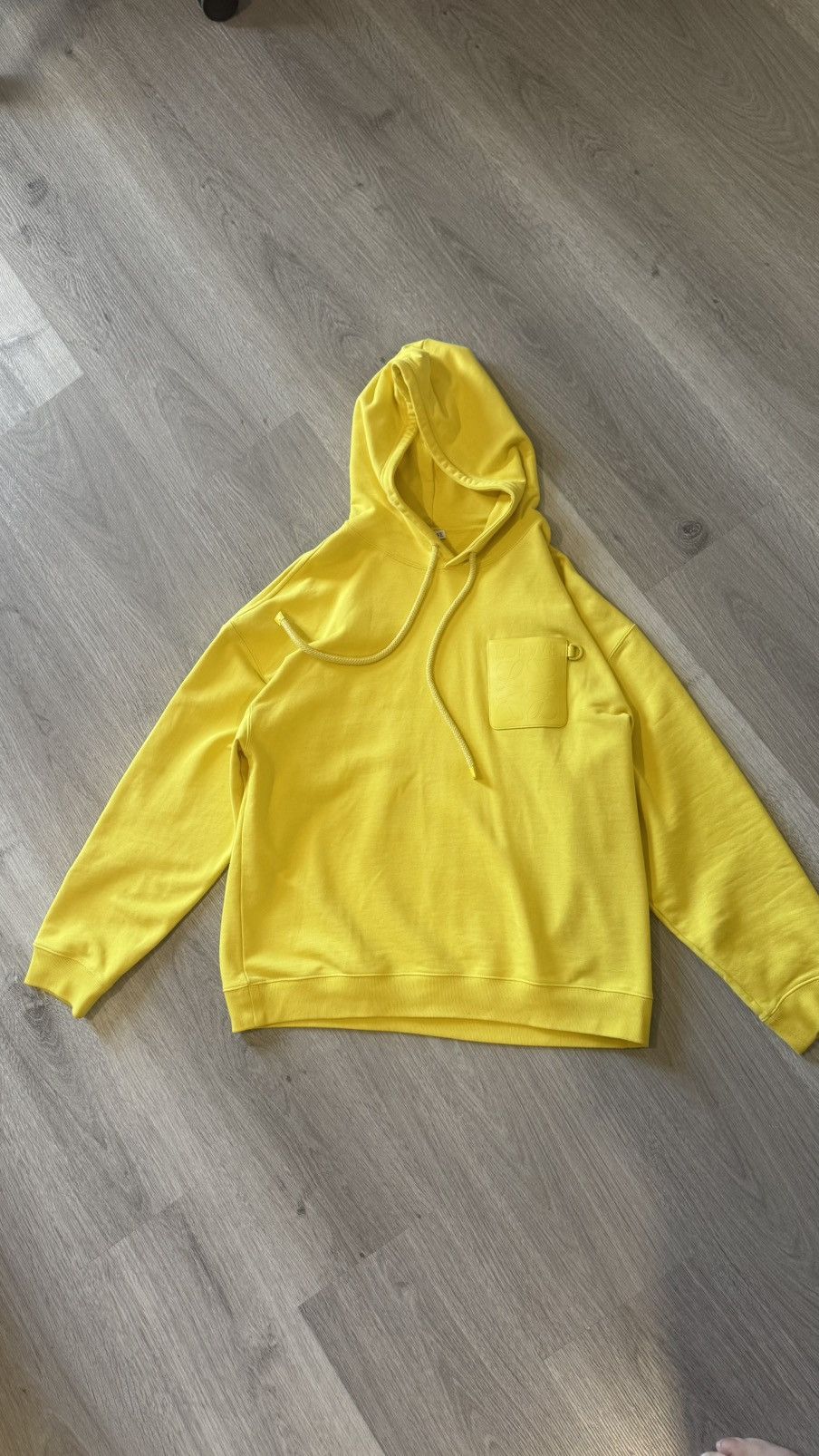 Loewe Loewe Anagram Patch Hoodie - Yellow - XL Size US XL / EU 56 / 4 - 1 Thumbnail