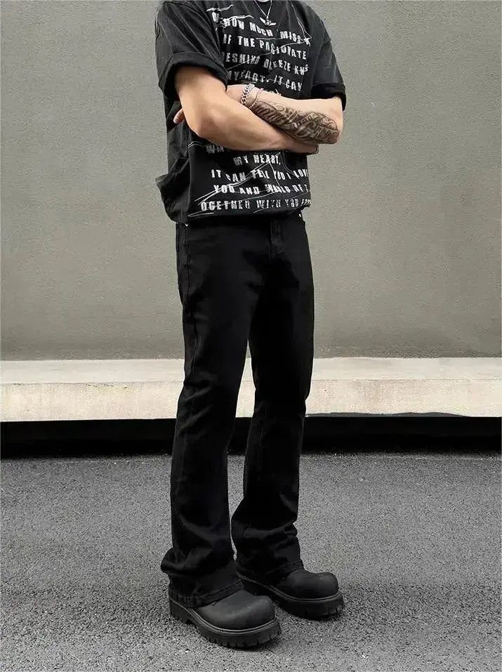 Japanese Brand Straight stretch slim fit jeans Size US 32 / EU 48 - 2 Thumbnail
