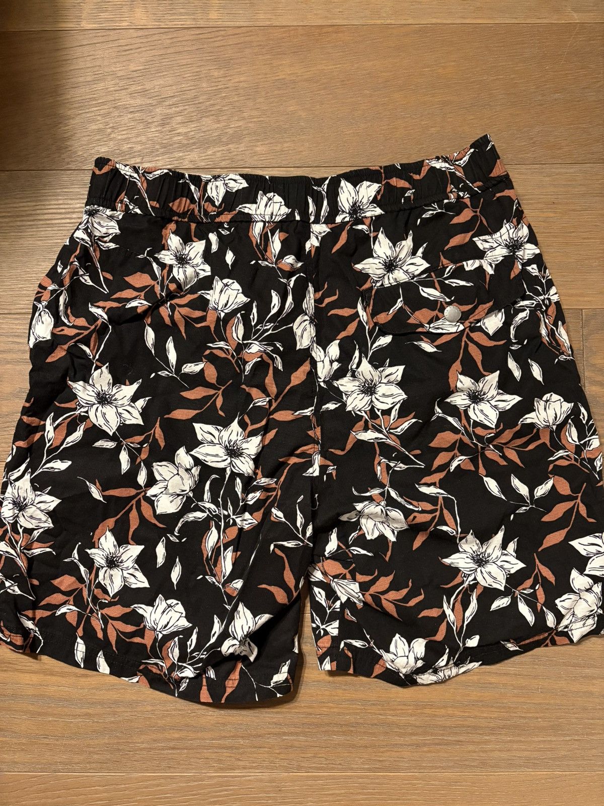 Rag & Bone Perry Pull On Floral Shorts Size US 32 / EU 48 - 5 Thumbnail
