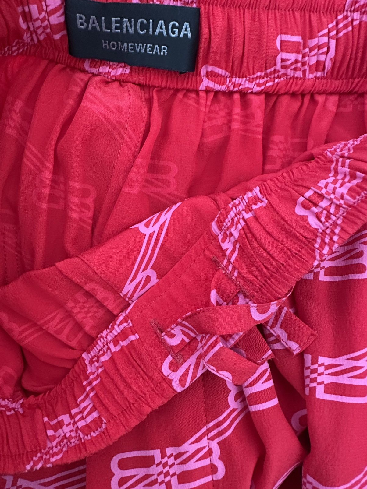 Balenciaga BALENCIAGA Pyjama Pants in BB Monogram Size 25" / US 0 / IT 36 - 8 Thumbnail