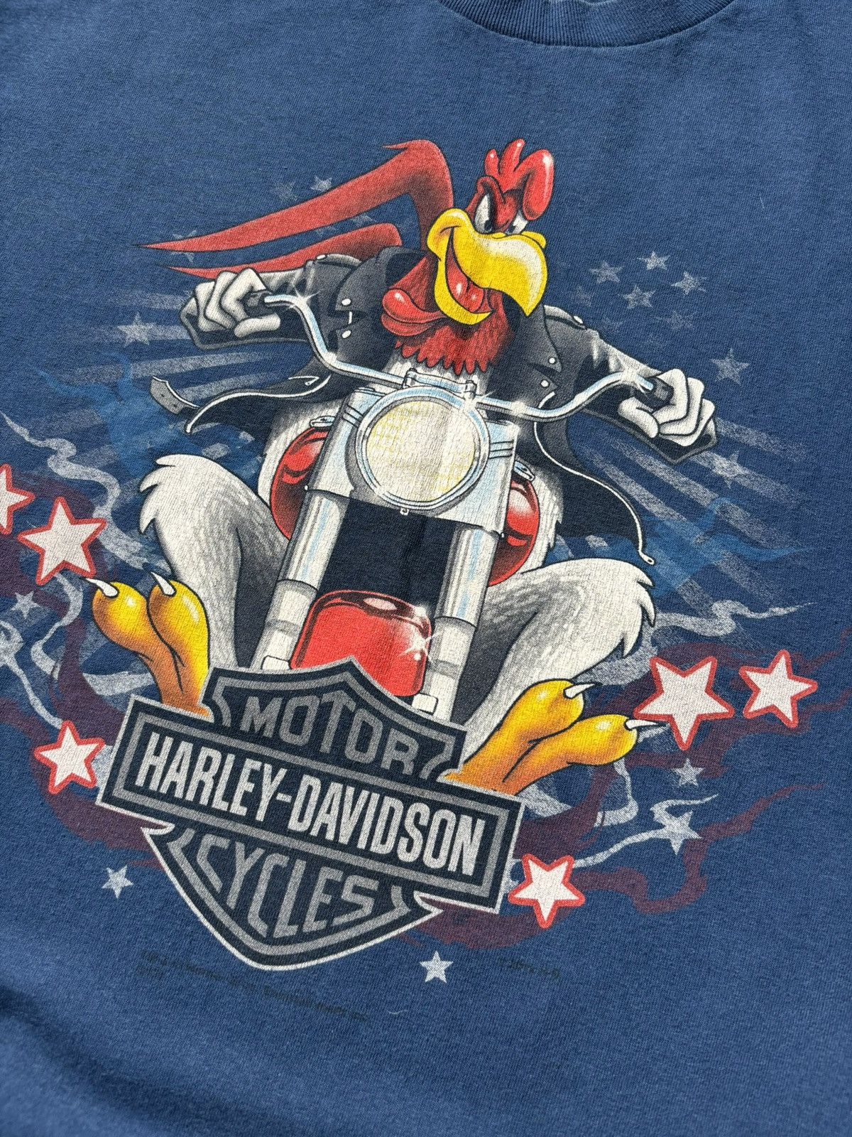 Harley Davidson Vintage Harley Davidson Looney Tunes Tshirt Motorcycle Size US L / EU 52-54 / 3 - 3 Thumbnail