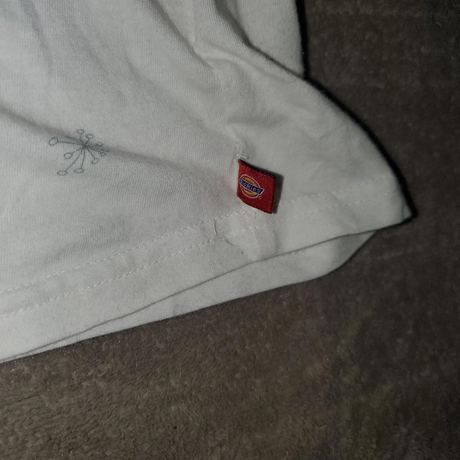 Dickies Dickies Women's White and Multi Tshirt Size L / US 10 / IT 46 - 2 Thumbnail