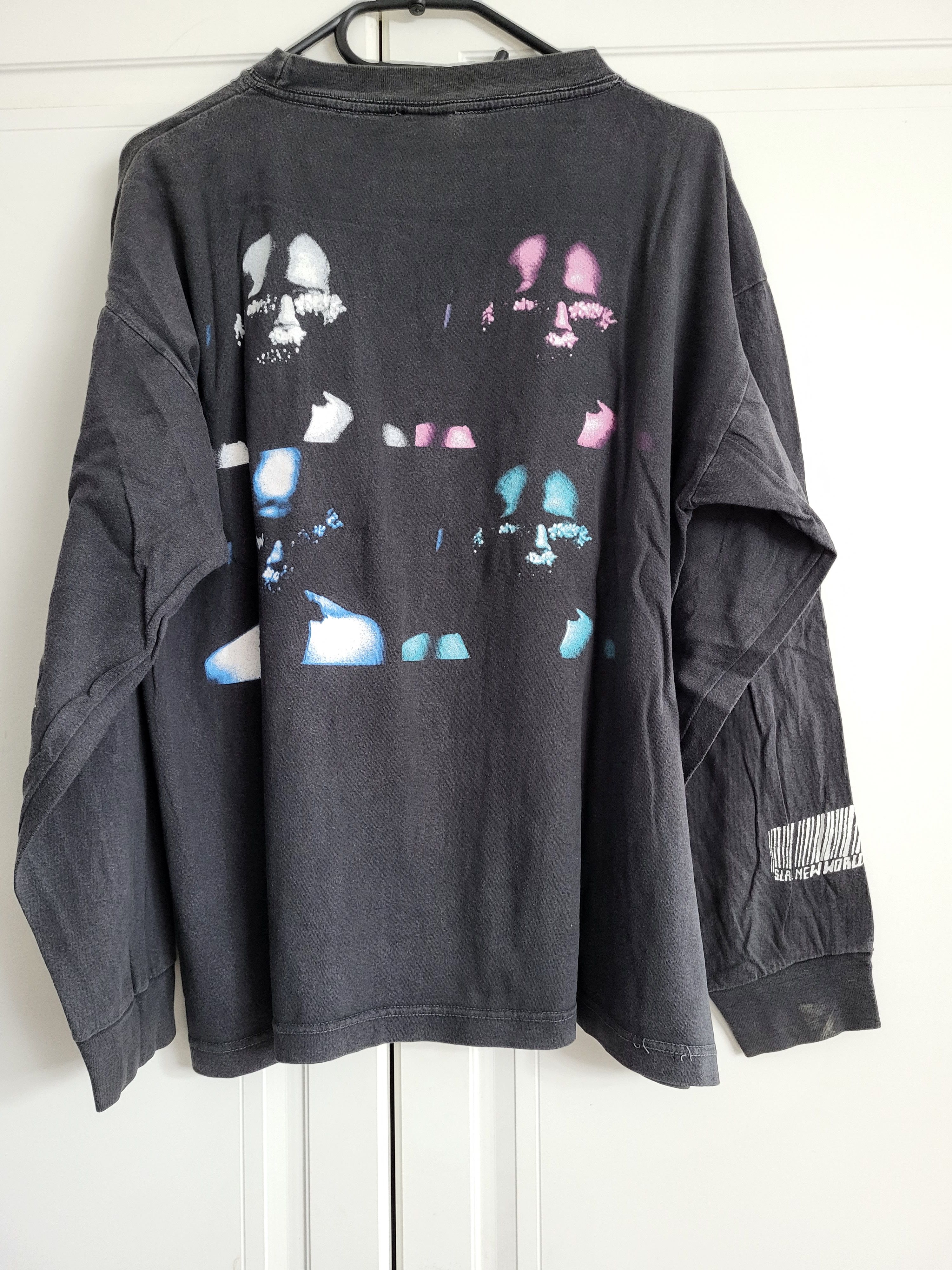 Band Tees Sepultura 1994 Slave New World Vintage metal longsleeve Size US L / EU 52-54 / 3 - 2 Thumbnail