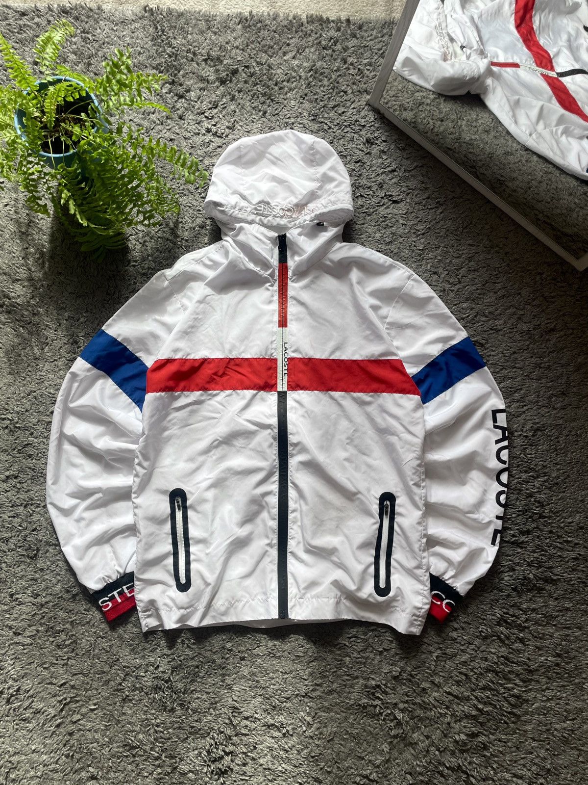 Lacoste × Vintage 00s Lacoste Light Jacket Streetwear Vintage Big Logo Rare Size US M / EU 48-50 / 2 - 2 Thumbnail