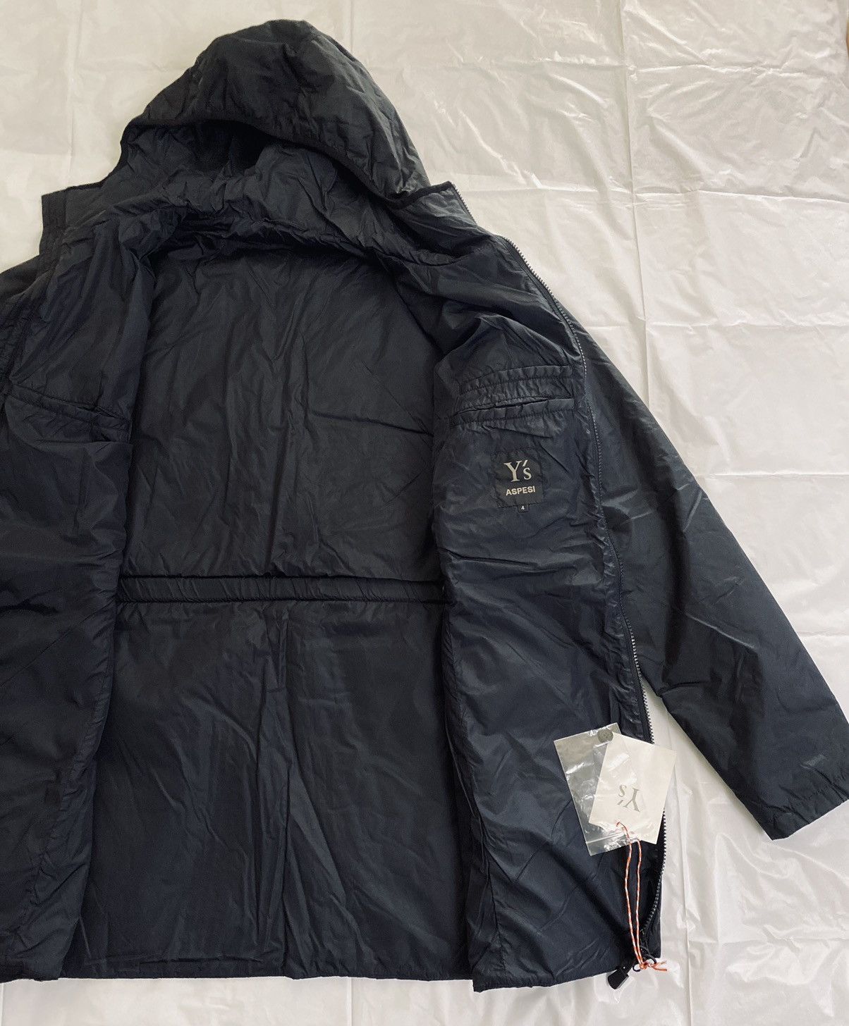 Y's Yohji Yamamoto Ys x Aspesi Black Hooded Fishtail Parka 4 NW Size US XL / EU 56 / 4 - 16 Thumbnail