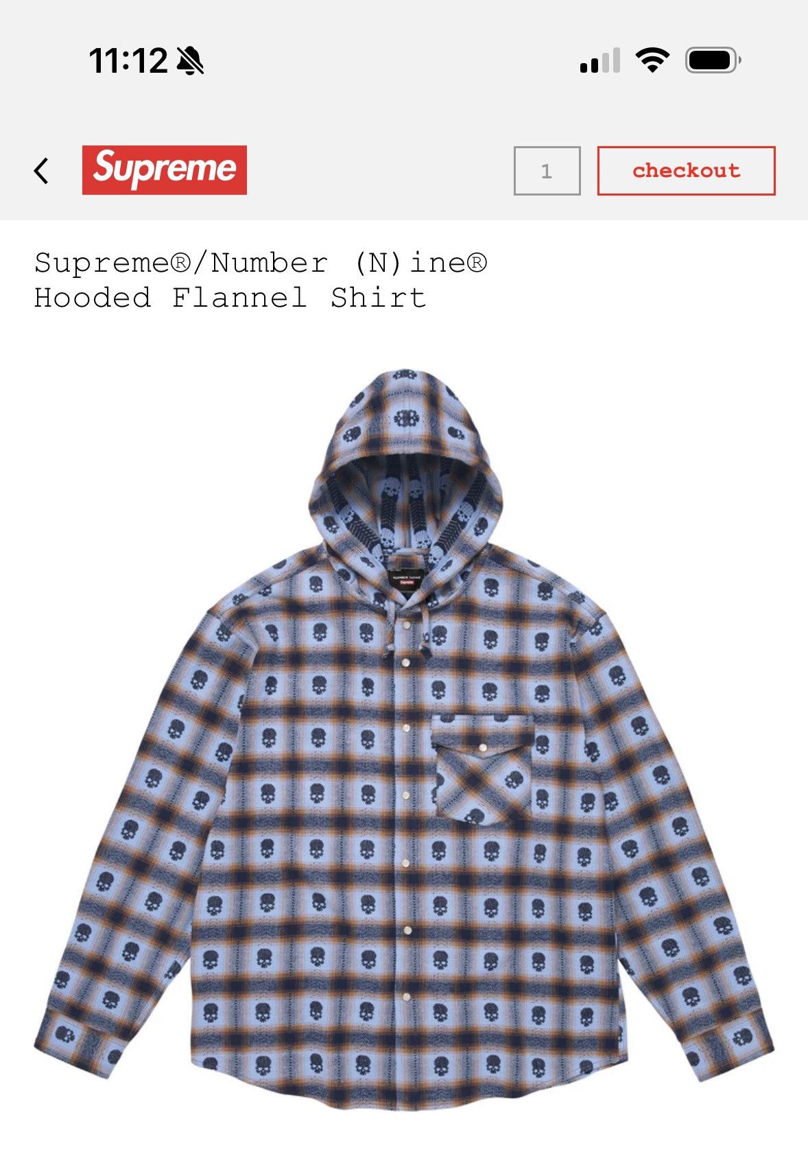 Number (N)ine × Supreme Supreme x Number (N)ine Flannel | Grailed