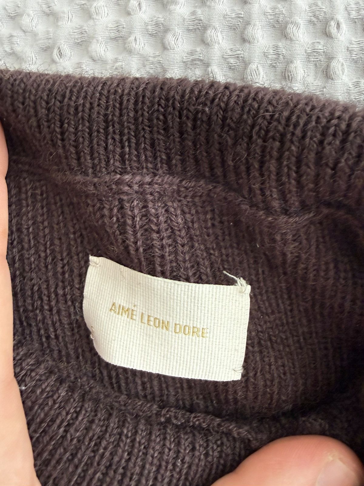 Aime Leon Dore Aimé Leon Dore Marina Mockneck — Coffee Brown, Size Small Size US S / EU 44-46 / 1 - 4 Thumbnail