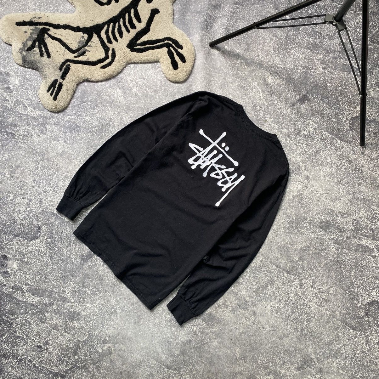 Japanese Brand × Stussy Men’s Stussy Big Logo Streetwear y2k Japanese Longsleeve Size US M / EU 48-50 / 2 - 1 Thumbnail