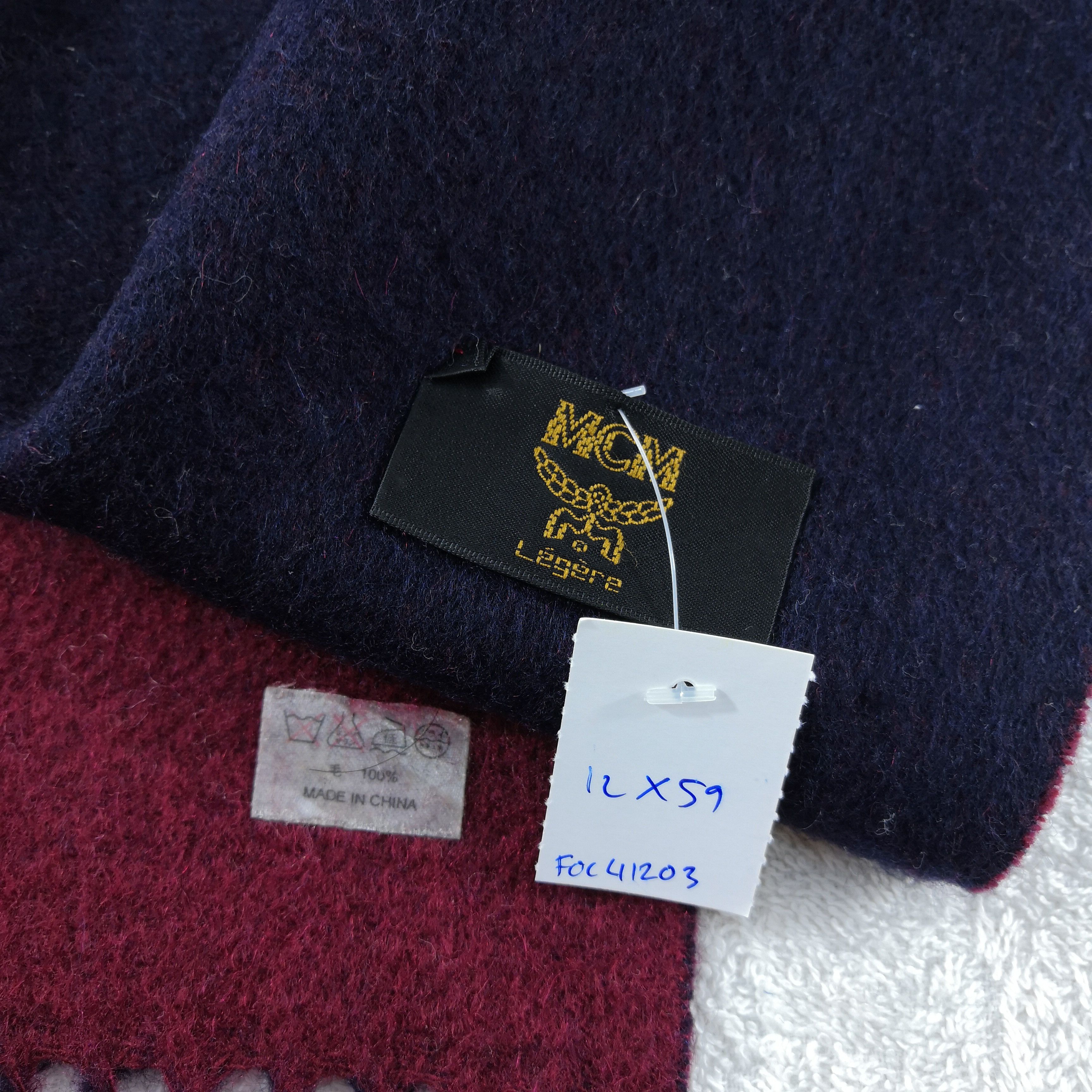 MCM Vintage MCM Scarf Muffler Wool Cashmere Scarves Size ONE SIZE - 4 Thumbnail
