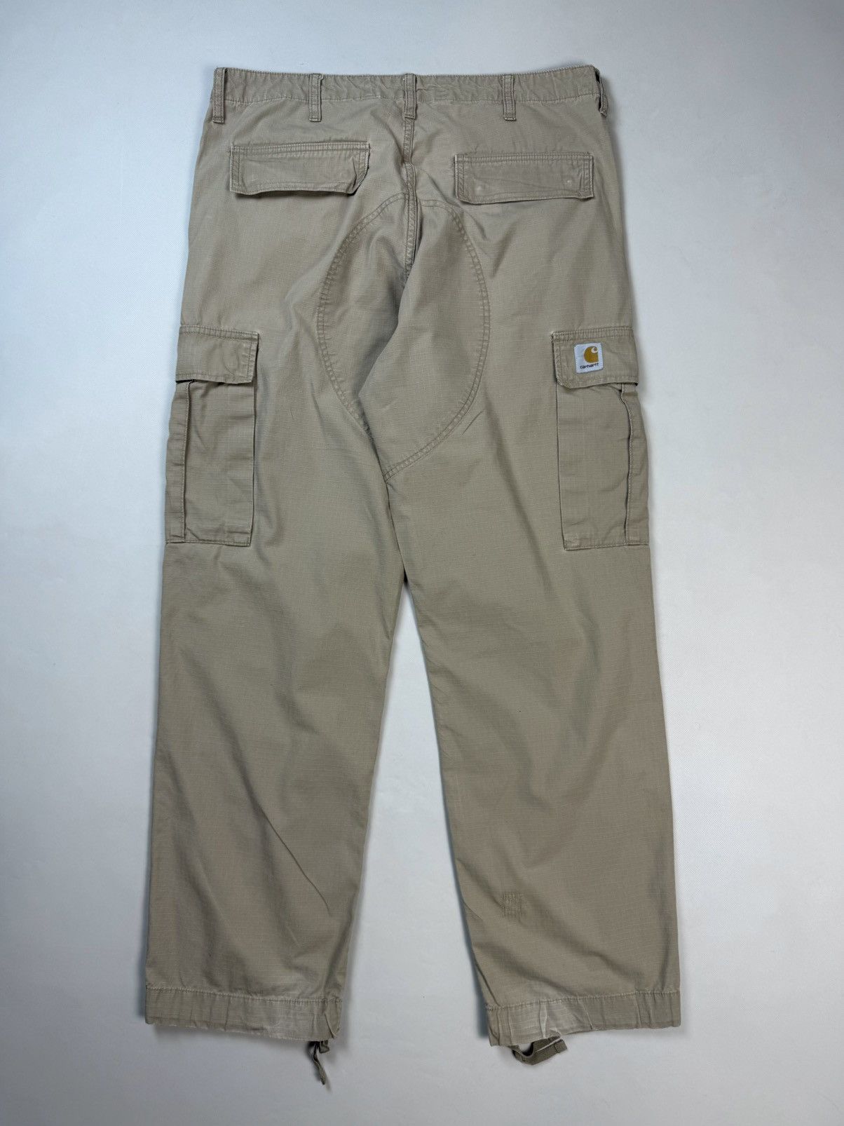 Carhartt Carhartt WIP Men’s Regular Distressed Cargo Pants Trousers Size US 34 / EU 50 - 1 Thumbnail