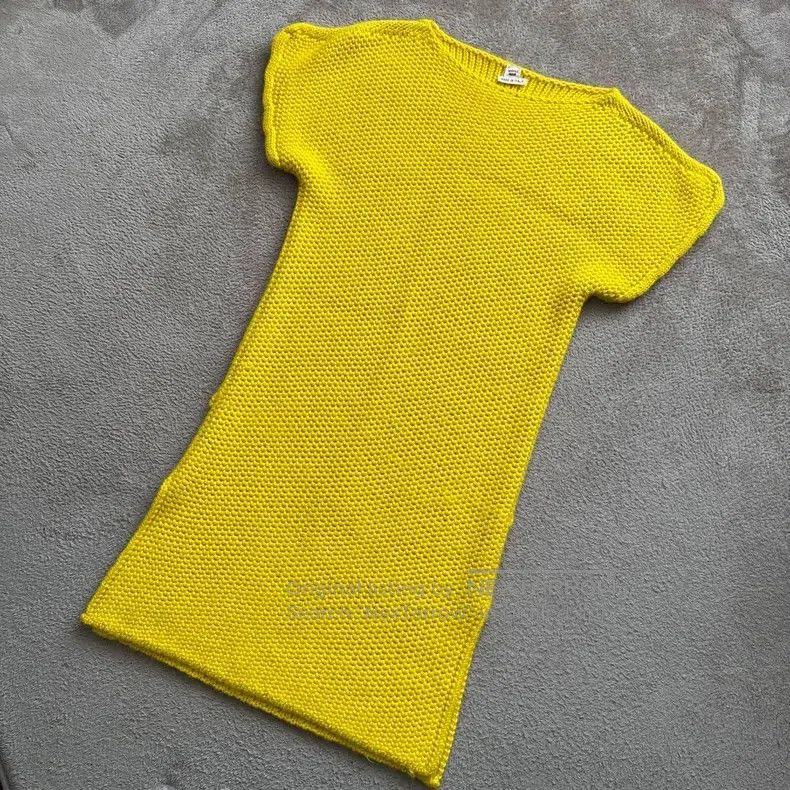 Hermes Hermes Yellow Alpaca Wool Knitwear Set Size XS / US 0-2 / IT 36-38 - 2 Thumbnail