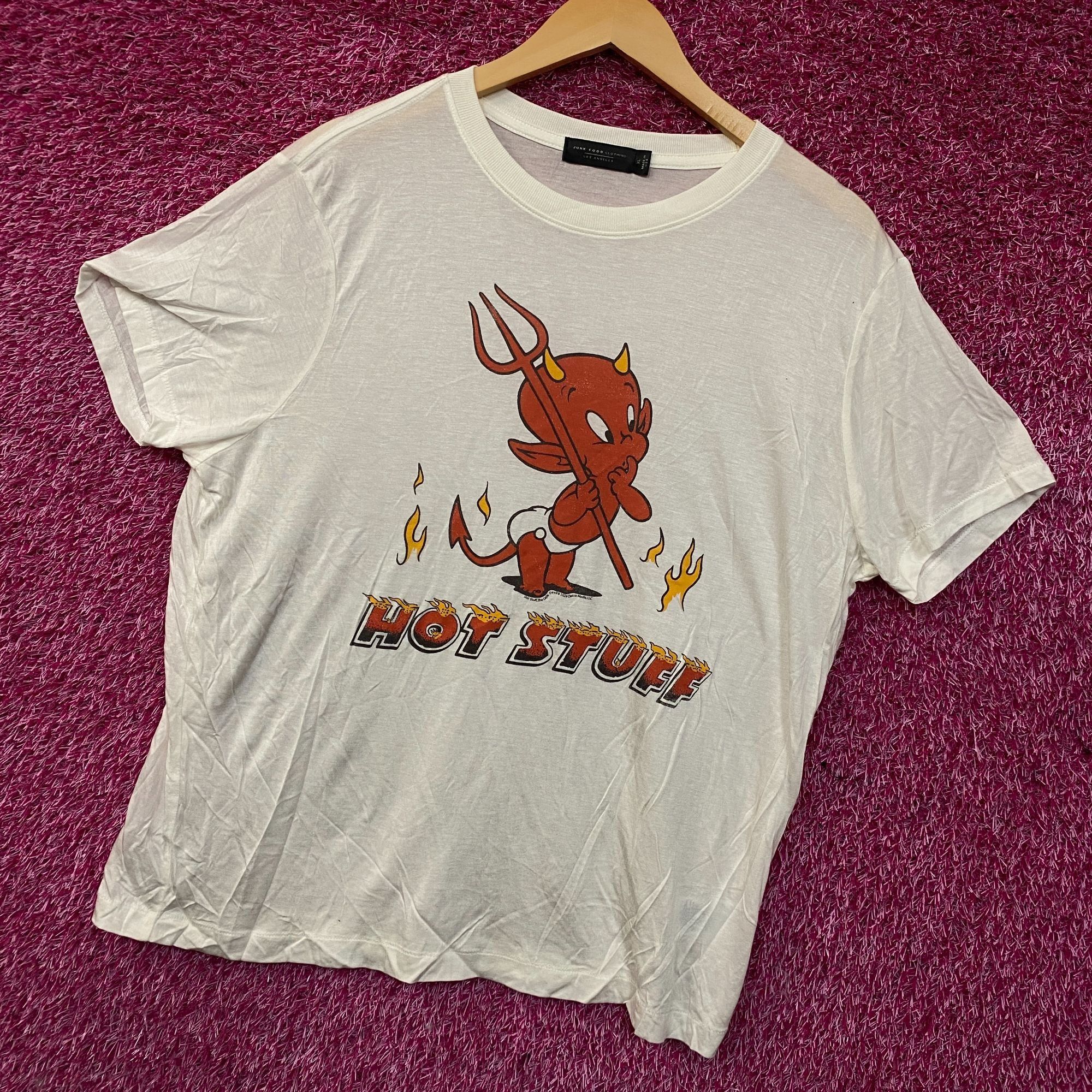 Junk Food Junk Food Clothing Hot Stuff The Little Devil Vintage Style Size XL / US 12-14 / IT 48-50 - 3 Thumbnail