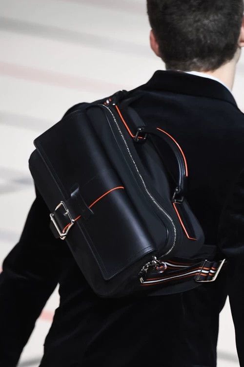 Dior Dior Homme 17AW Striped Calfskin Crossbody 29x18 Size ONE SIZE - 2 Thumbnail