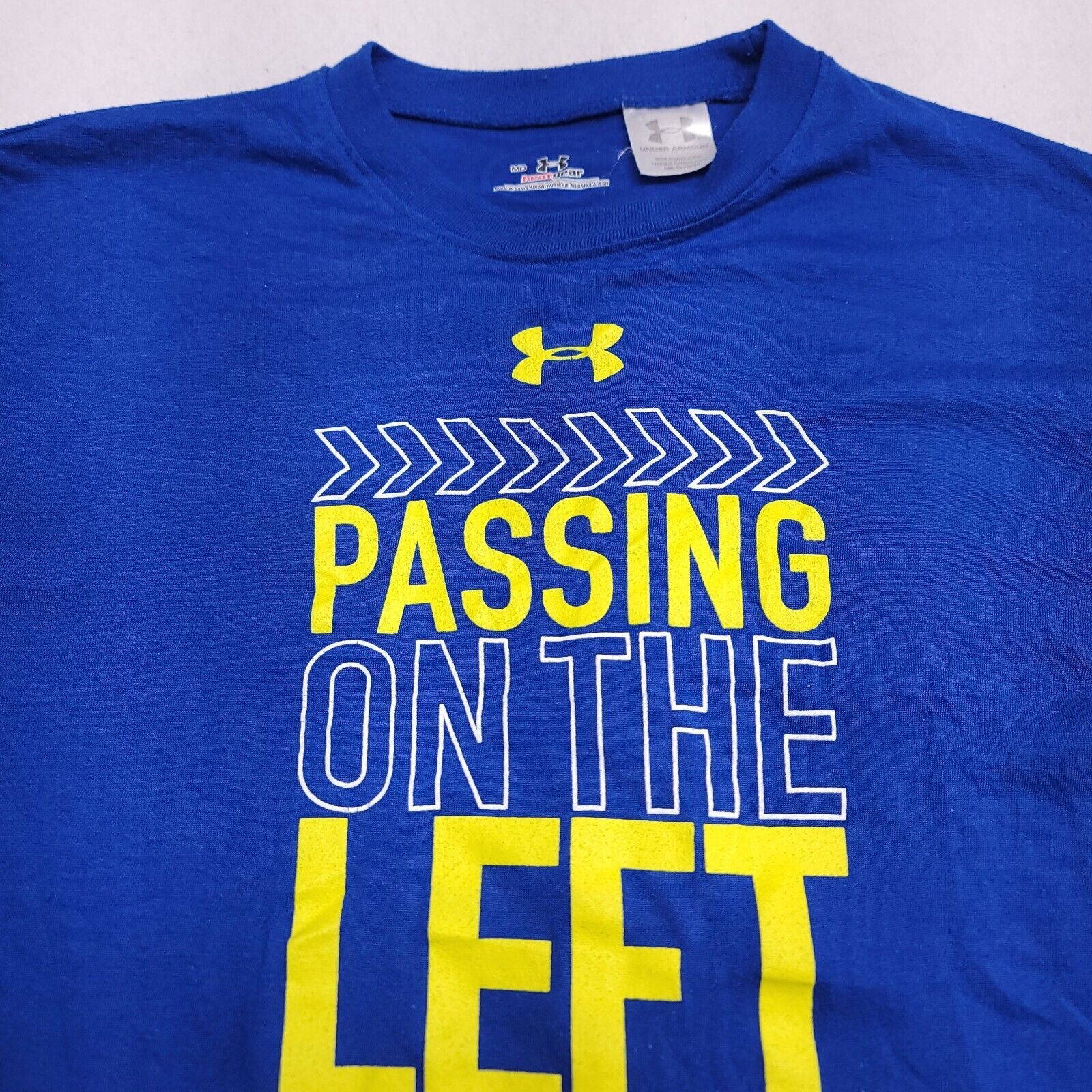 Under Armour Under Armour Passing on the Left Shirt Adult Men Size M Blue Size US M / EU 48-50 / 2 - 1 Thumbnail