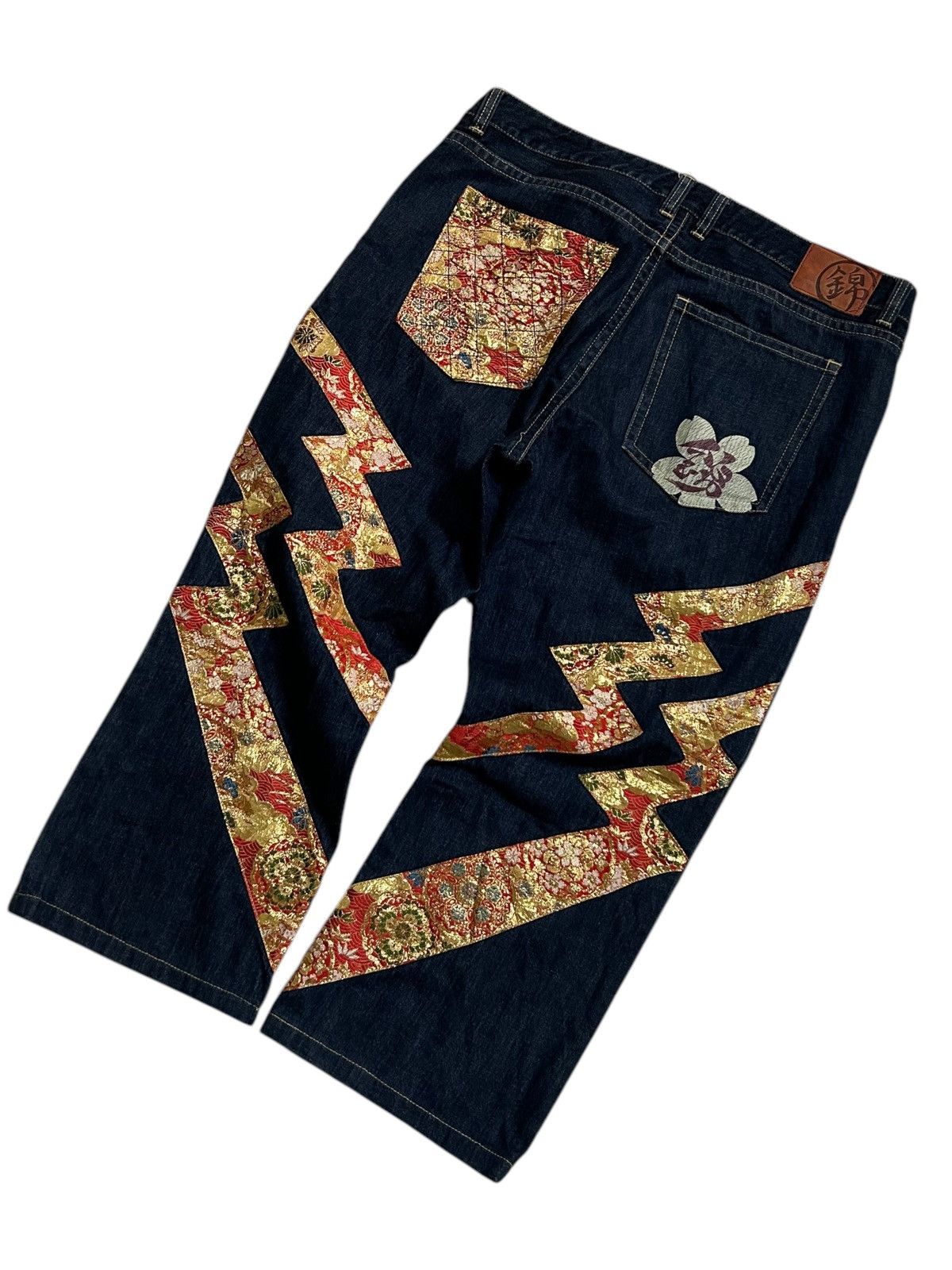 Japanese Brand × Kapital × Vintage RARE NISHIKI Oriental Brand Japanese Denim 🎌☠️☠️ Size US 40 / EU 56 - 8 Thumbnail