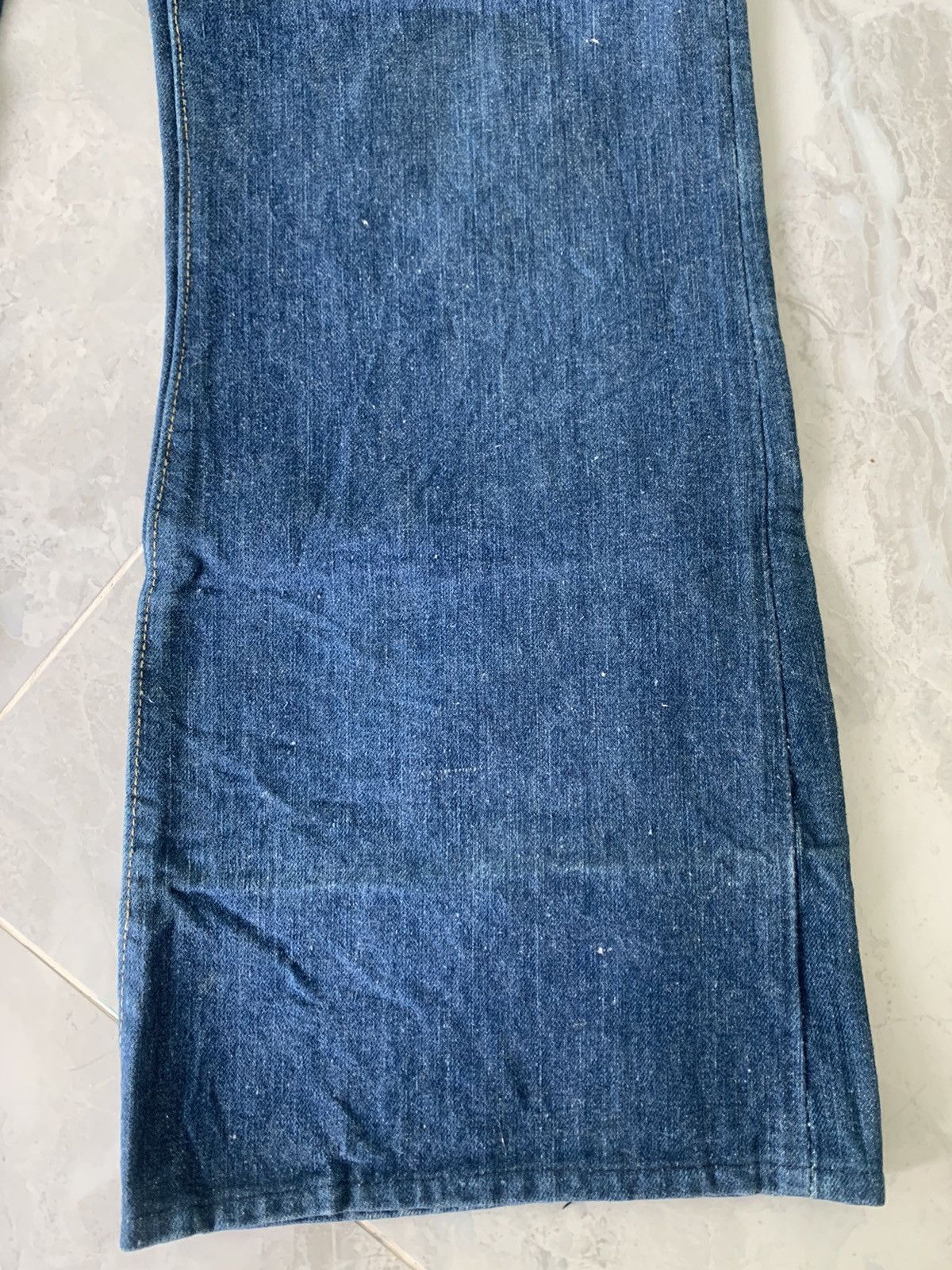 Edwin × Toyo Enterprises × Vintage Vintage 80s Edwin 4007 Flare jeans Size US 34 / EU 50 - 3 Thumbnail