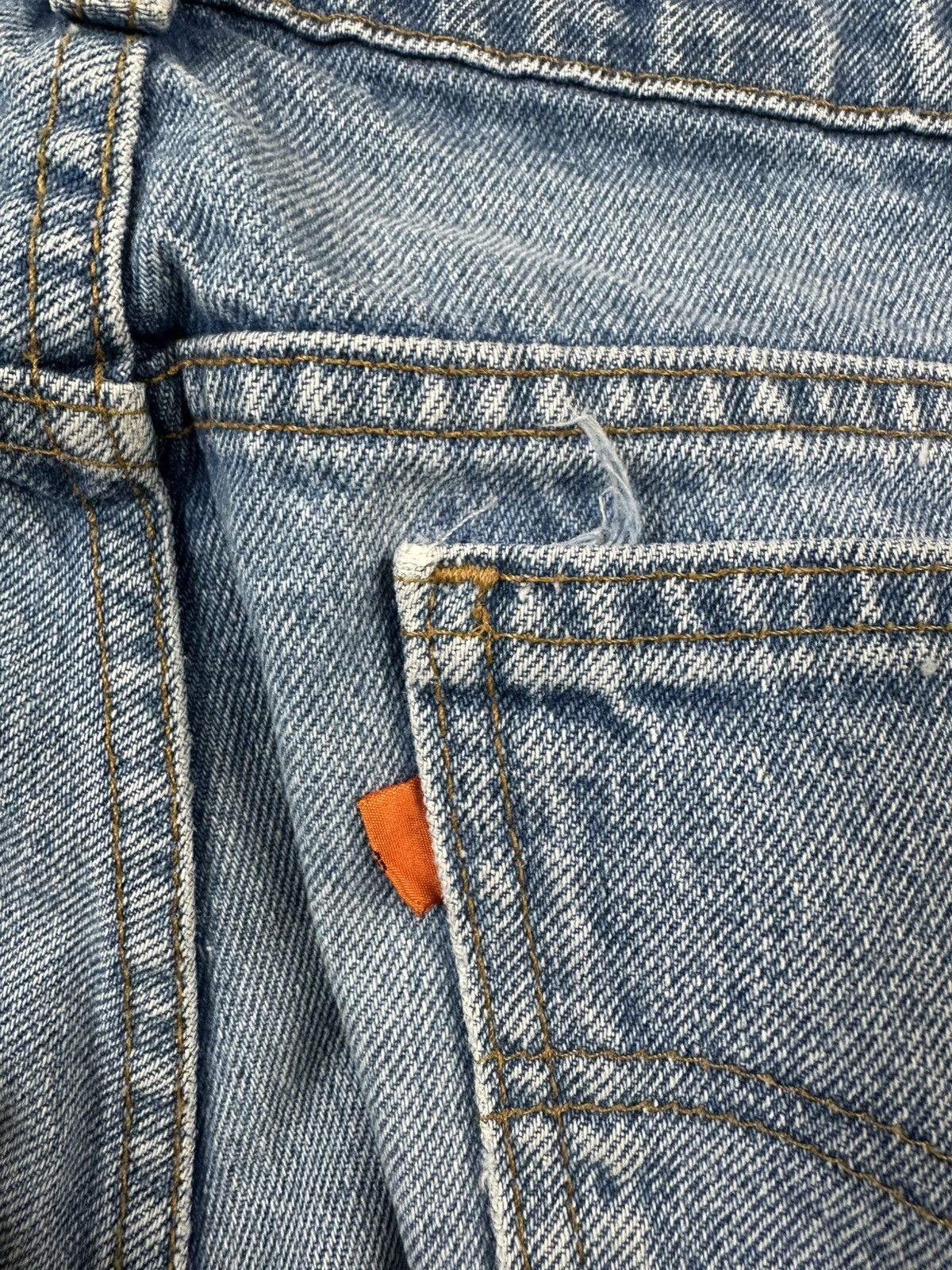 Levi's × Vintage Vintage Levi’s Orange Tab Light Wash Jeans Size 36 Size US 36 / EU 52 - 4 Thumbnail