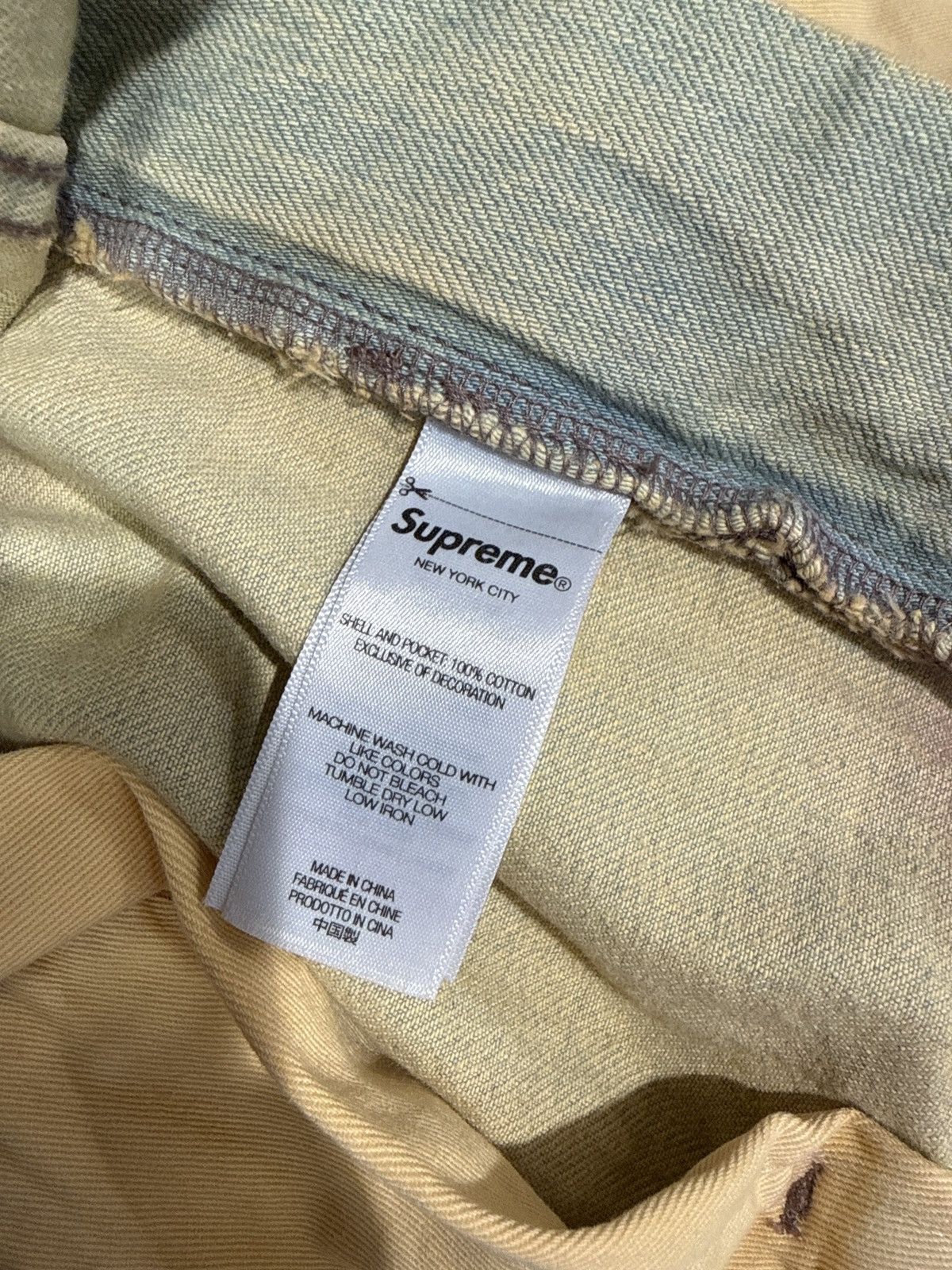 Supreme Supreme Baggy Denim Shorts Overdyed SS26 Size US 34 / EU 50 - 3 Thumbnail