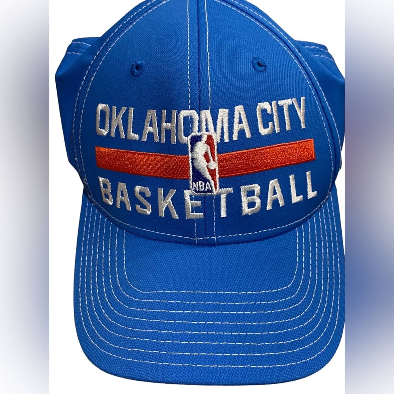 : Oklahoma City Thunder Velcro Back Hat By Adidas