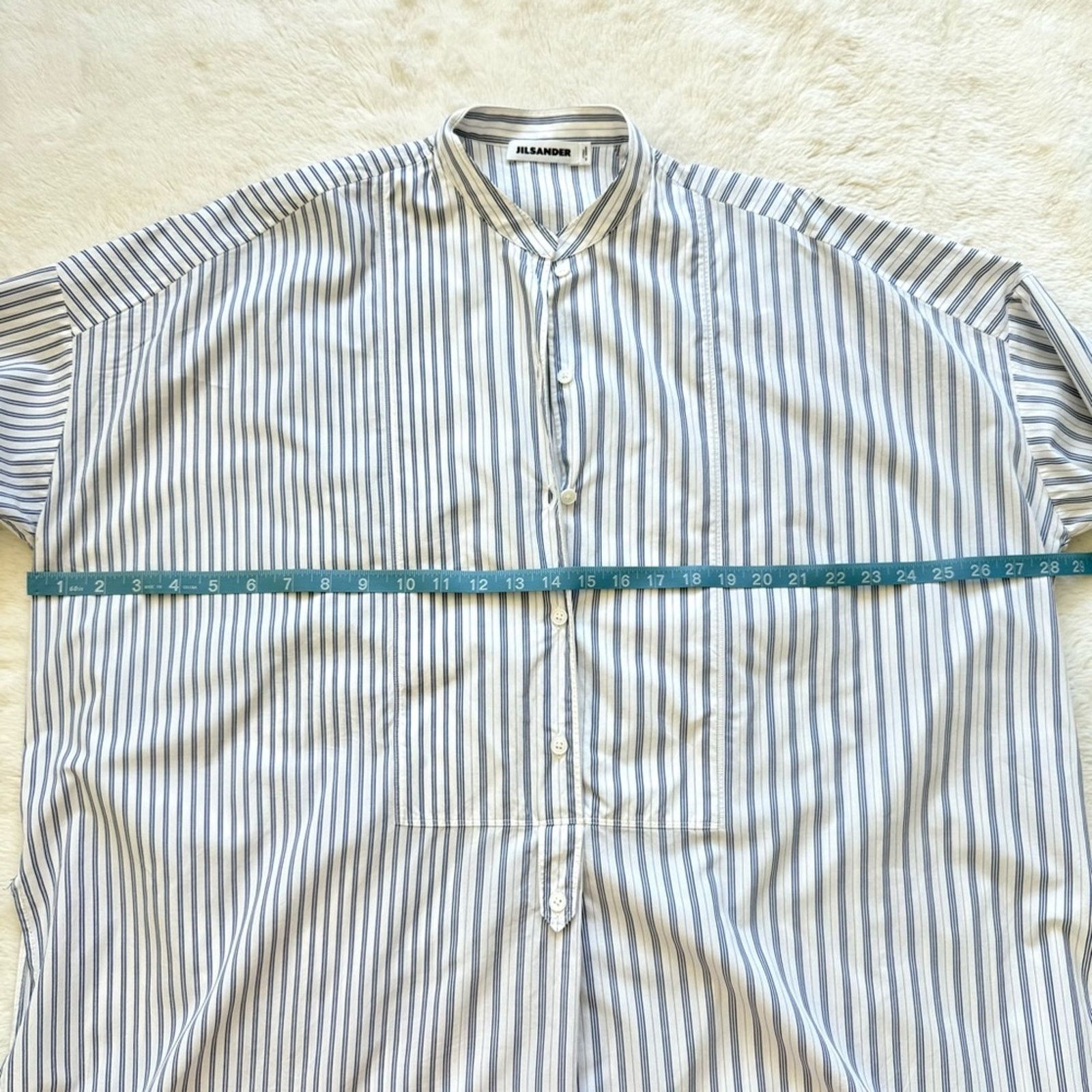 Jil Sander JIL SANDER women oversized blouse size 36IT Authentic 1200$ Size XS / US 0-2 / IT 36-38 - 7 Thumbnail