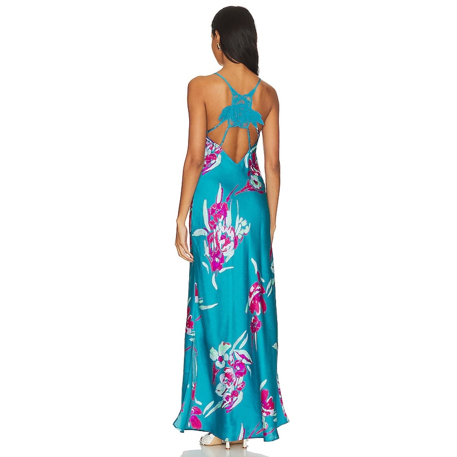 Free People New Forever Yours Floral Slip Maxi Dress $228 X-SMALL Size XS / US 0-2 / IT 36-38 - 6 Thumbnail