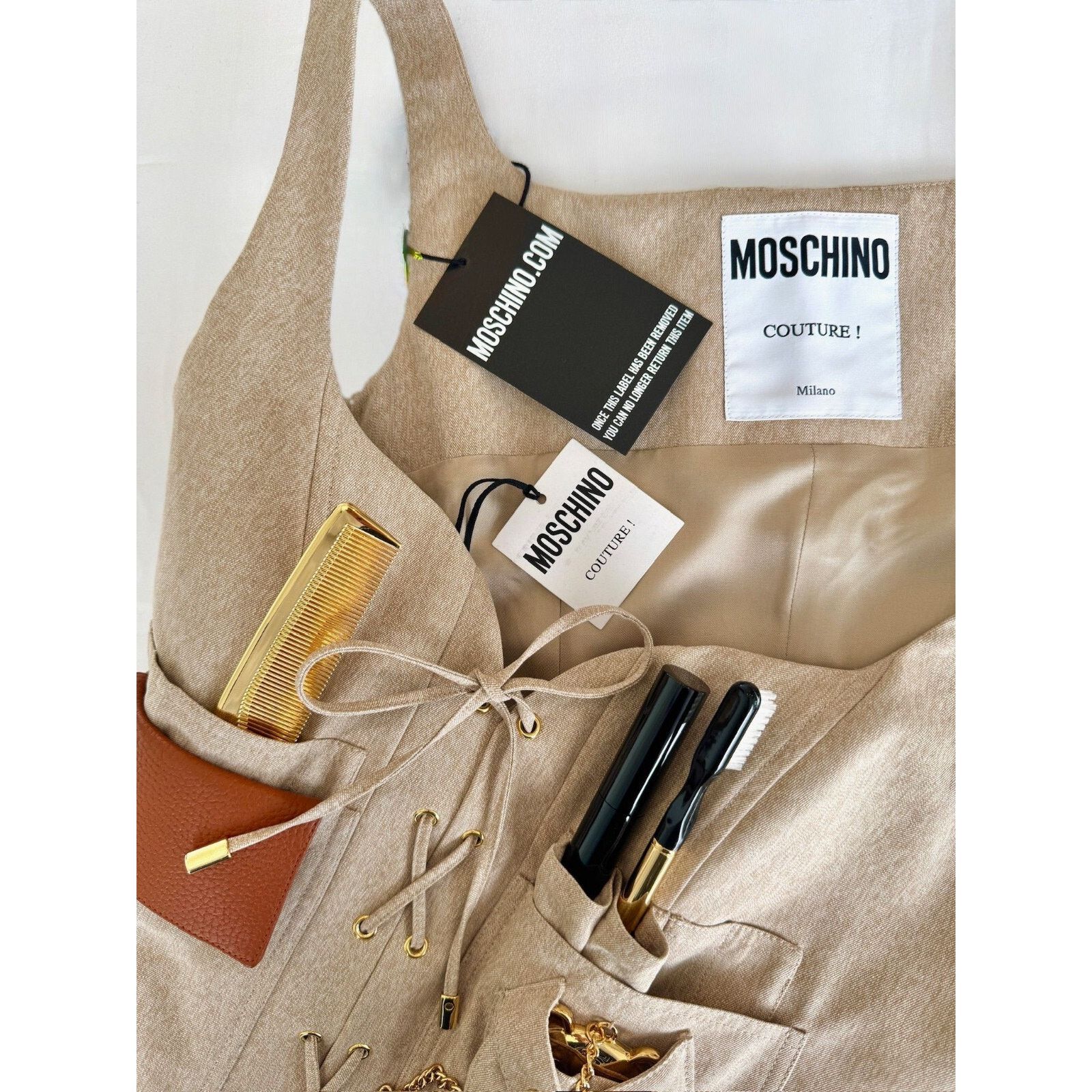 Moschino AW21 MOSCHINO Couture Jeremy Scott Kit Bustier Top IT42 Size M / US 6-8 / IT 42-44 - 9 Thumbnail