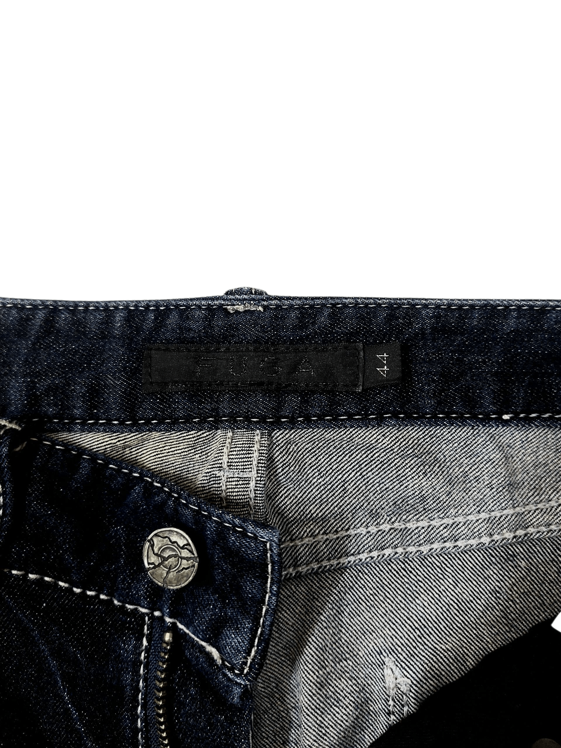 GOSTAR DE FUGA FUGA Spiral Distressed Denim Size US 31 - 9 Thumbnail