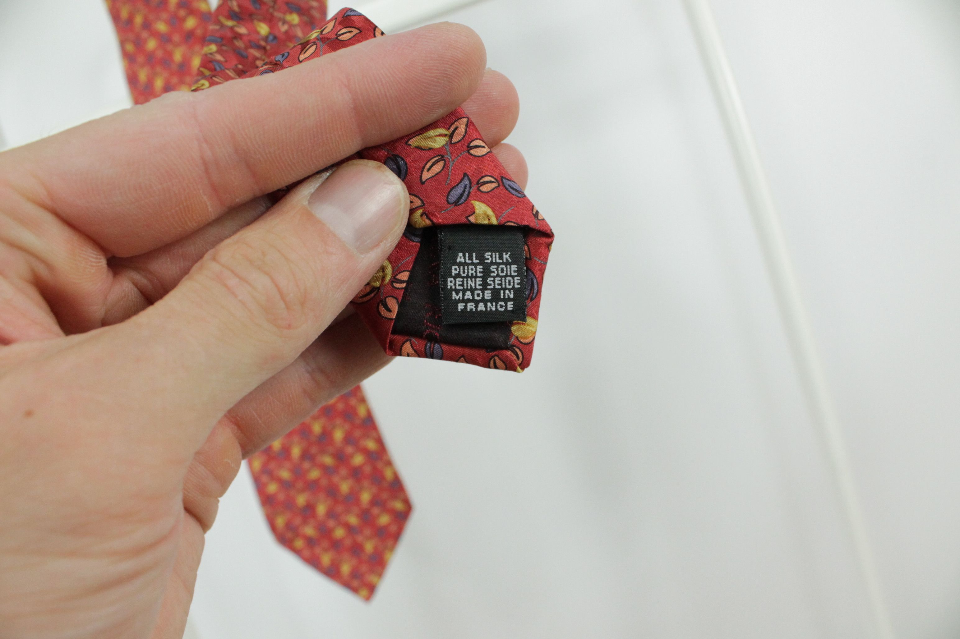 Designer × Vintage Vintage Nina Ricci Silk Tie Size ONE SIZE - 4 Thumbnail