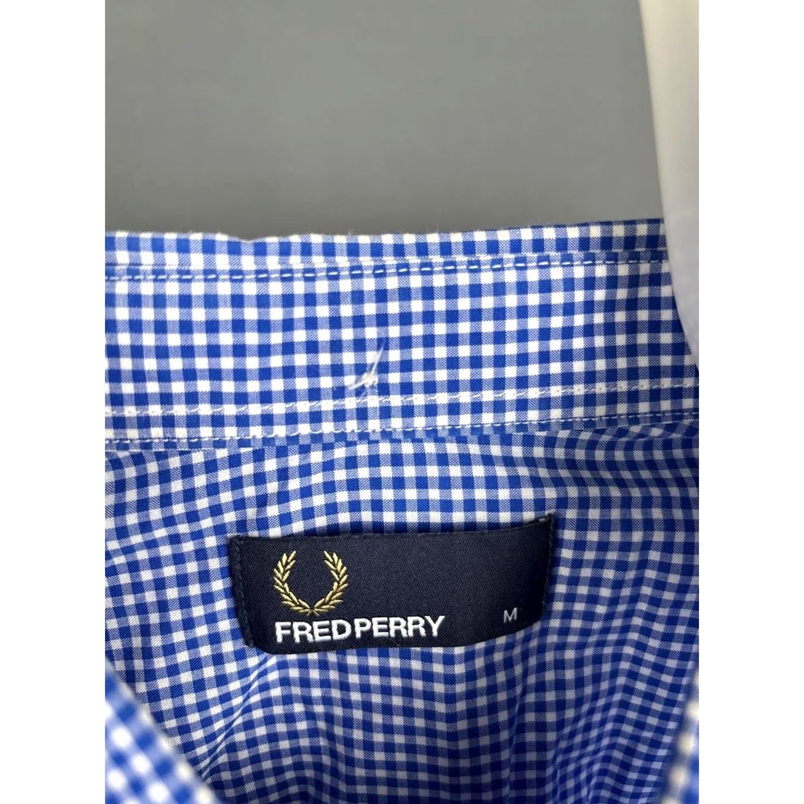 Fred Perry Fred Perry Men Button Down Shirt Blue Cotton Long Sleeve Size M Size US M / EU 48-50 / 2 - 3 Thumbnail