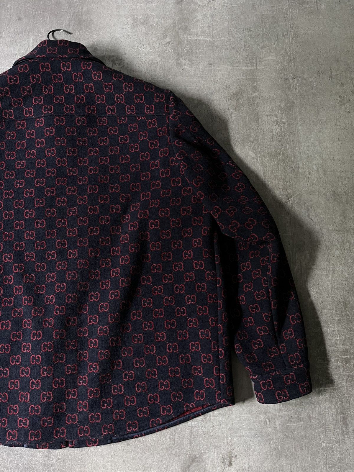 Gucci Gucci GG Jacquard shirt jacket wool Size US M / EU 48-50 / 2 - 9 Thumbnail