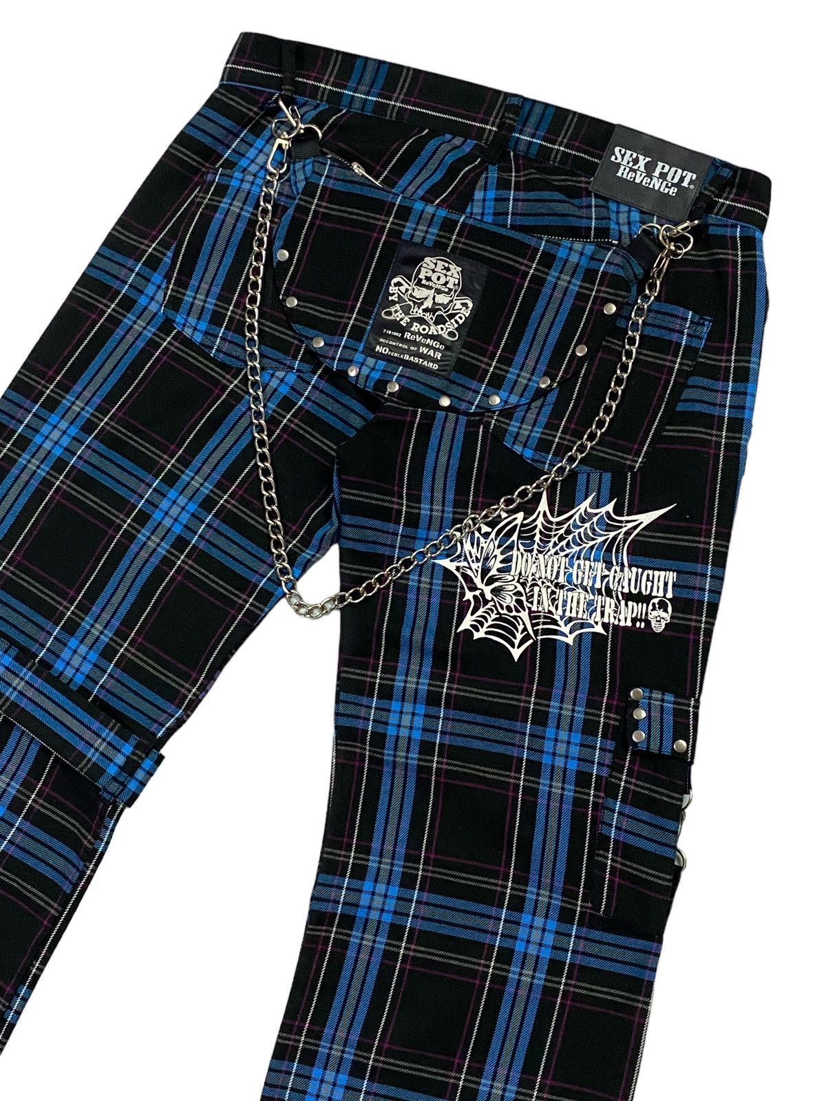 Japanese Brand × Revenge × Seditionaries Sex Pot Revenge Flare Bondage Pants Size US 30 / EU 46 - 18 Thumbnail