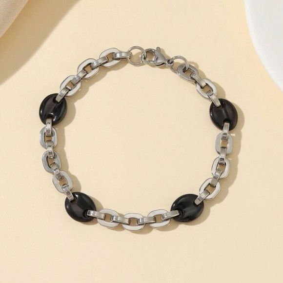 Other Unisex Stainless Steel Two Tones Bracelet Size ONE SIZE - 4 Thumbnail