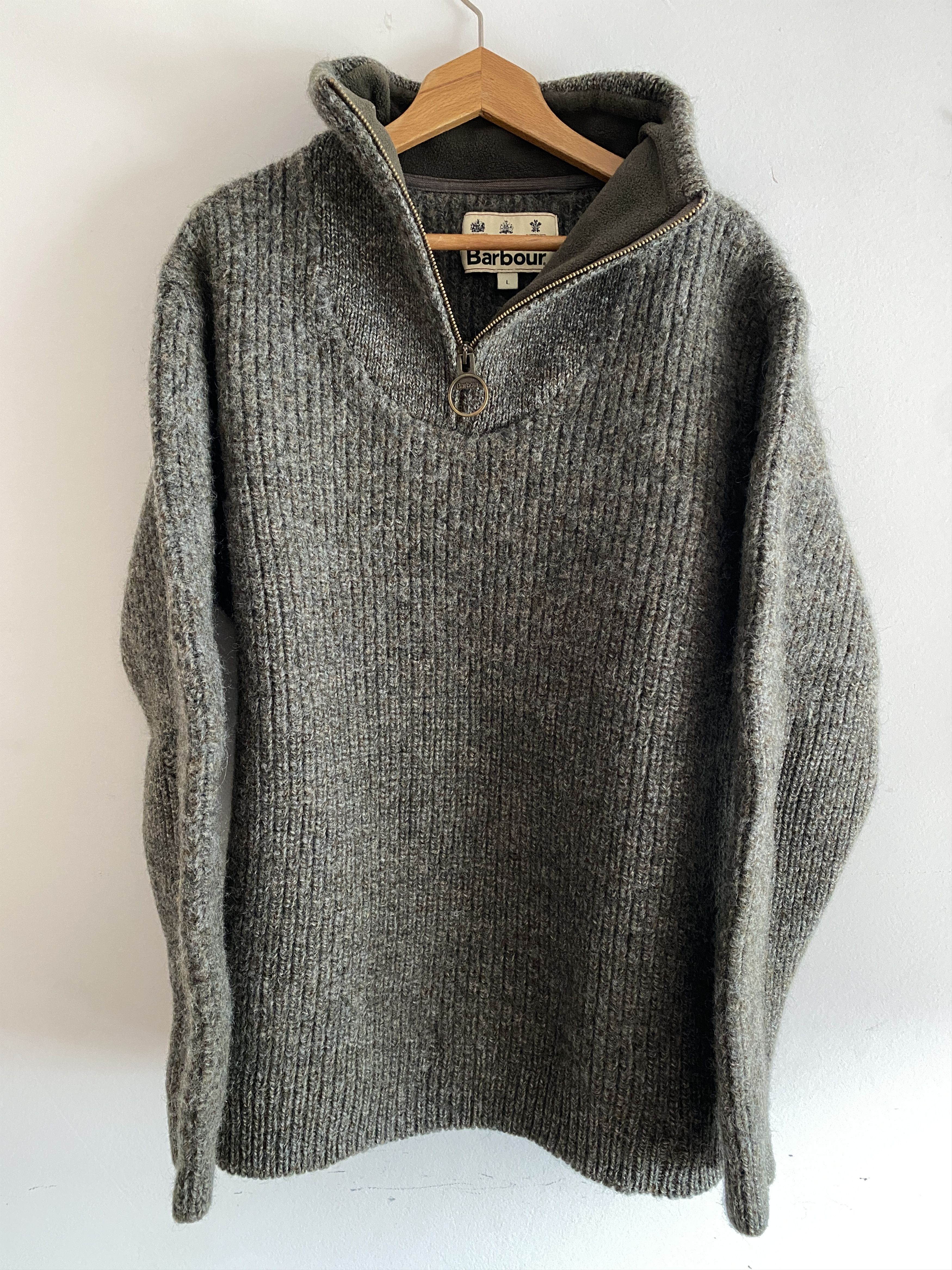 Barbour Vintage Barbour Zip Sweater Size US L / EU 52-54 / 3 - 3 Thumbnail