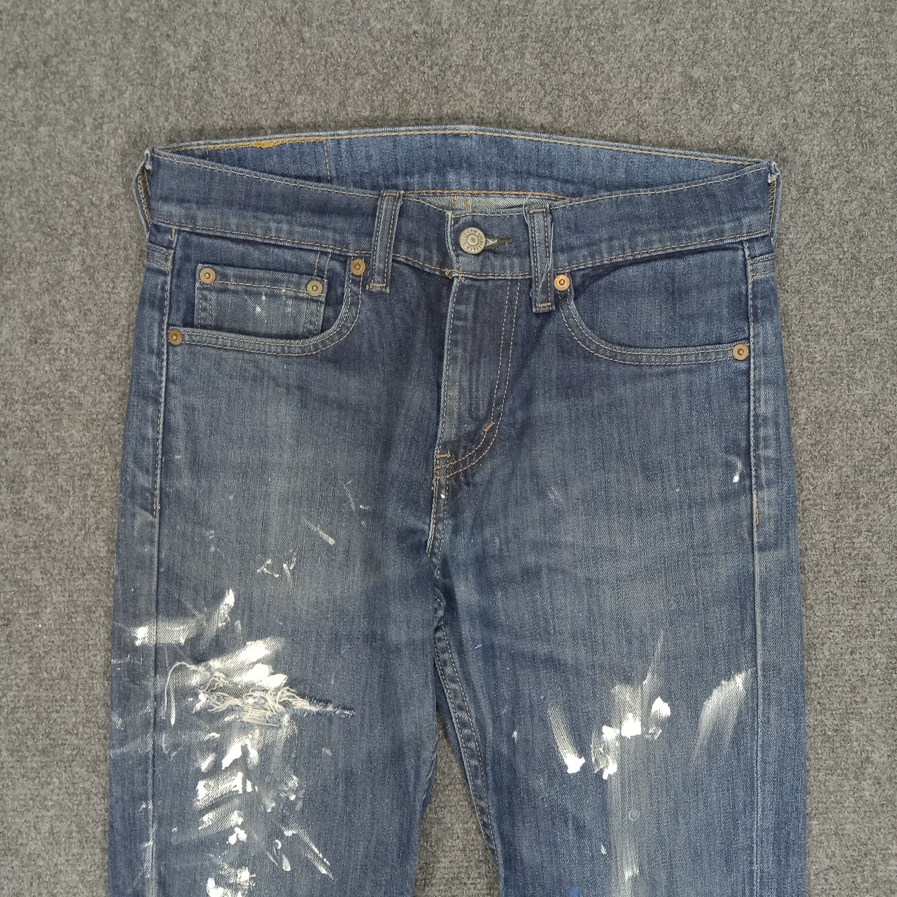 Levi's × Vintage Levi's 510 American Distressed Style Denim Jeans Size US 29 - 2 Thumbnail