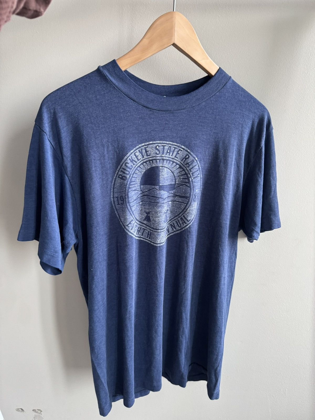 Vintage Vintage Blue Buckeye State T Shirt Size US M / EU 48-50 / 2 - 1 Thumbnail