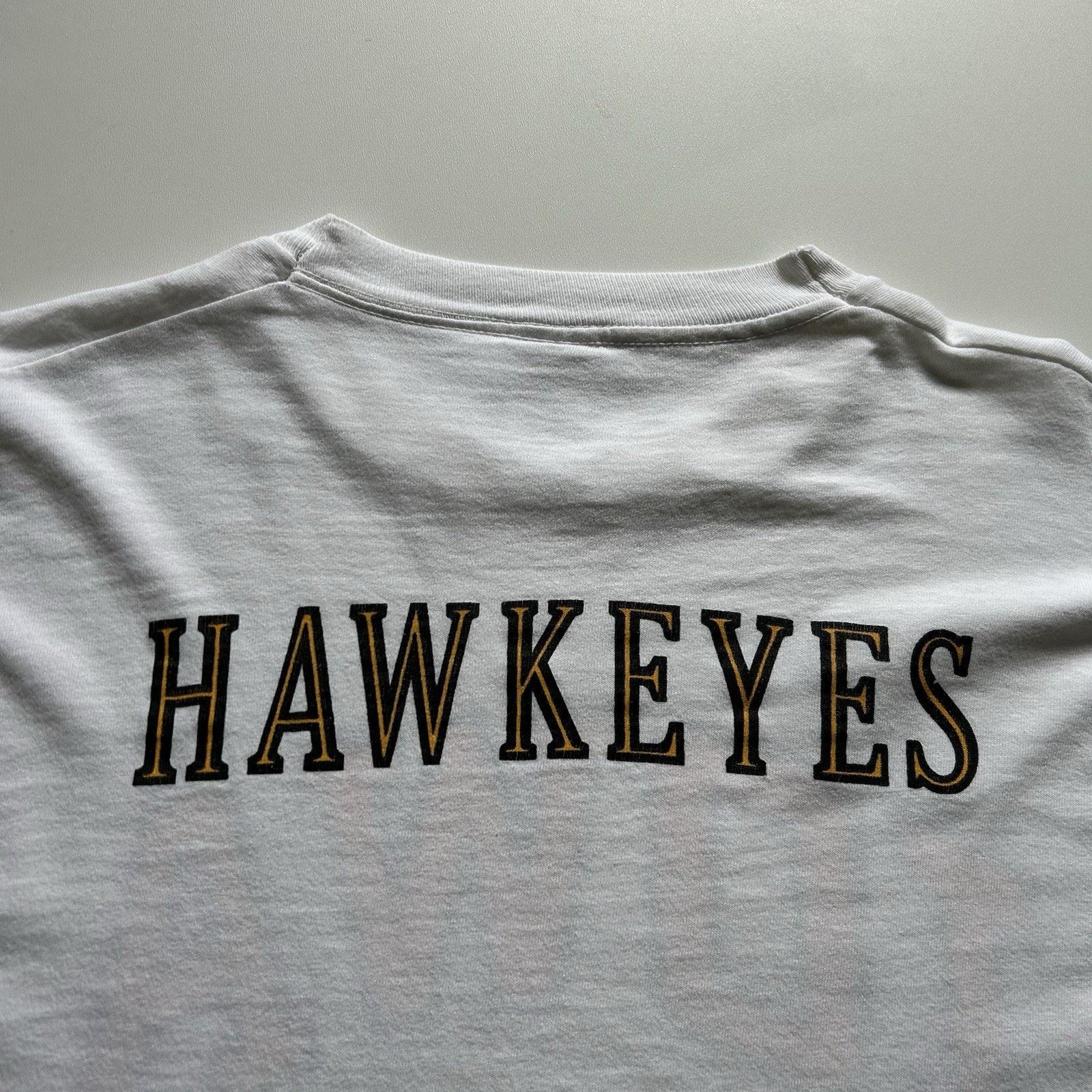 Fruit Of The Loom Vintage 90s NCAA Cross Country Long Sleeve XL Iowa Hawkeye Size US XL / EU 56 / 4 - 5 Thumbnail