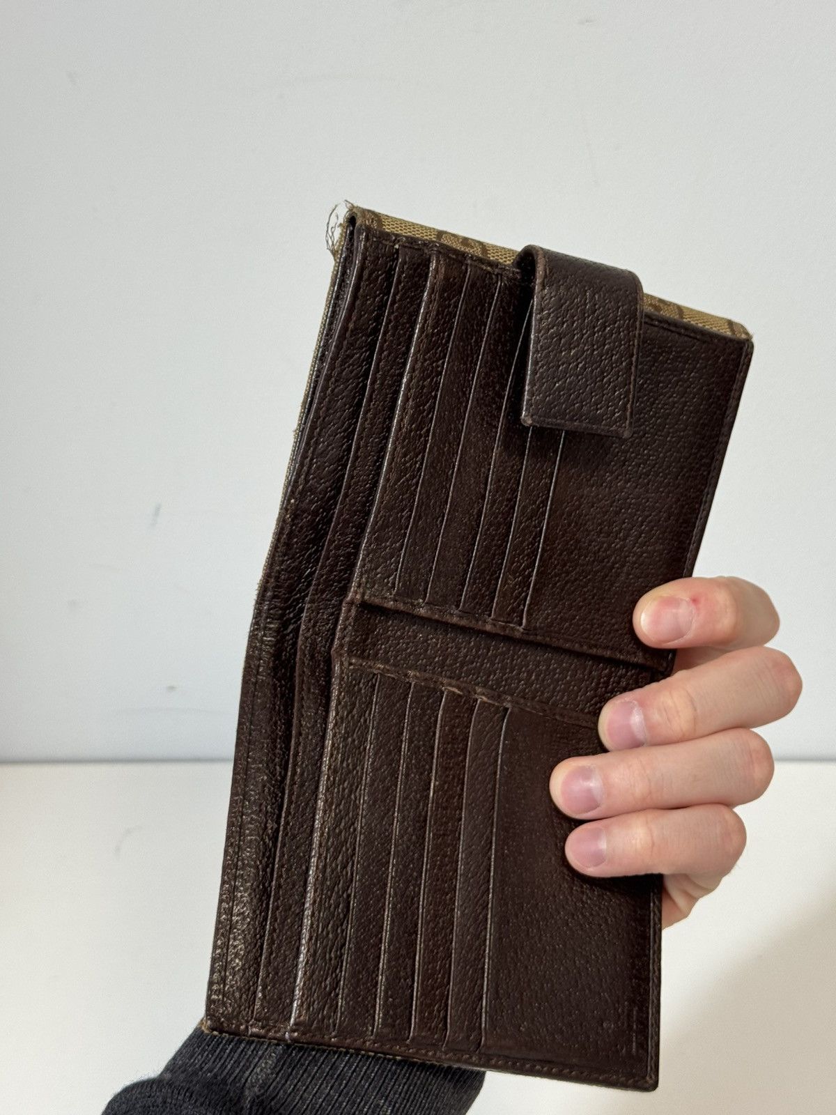 Gucci Authentic, Gucci Brown Mono Canvas Compact Bi-fold Size ONE SIZE - 19 Thumbnail