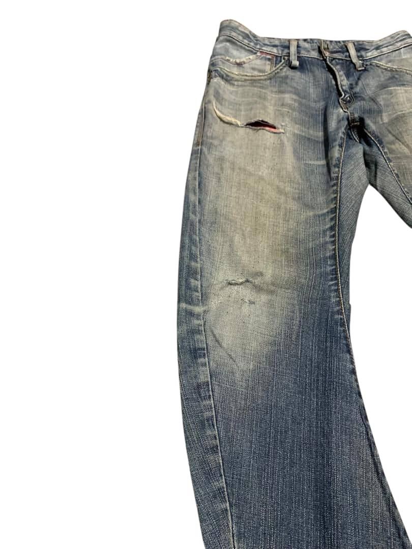 Edwin Vintage Edwin Curve Leg Jeans Distressed Size US 30 / EU 46 - 2 Thumbnail