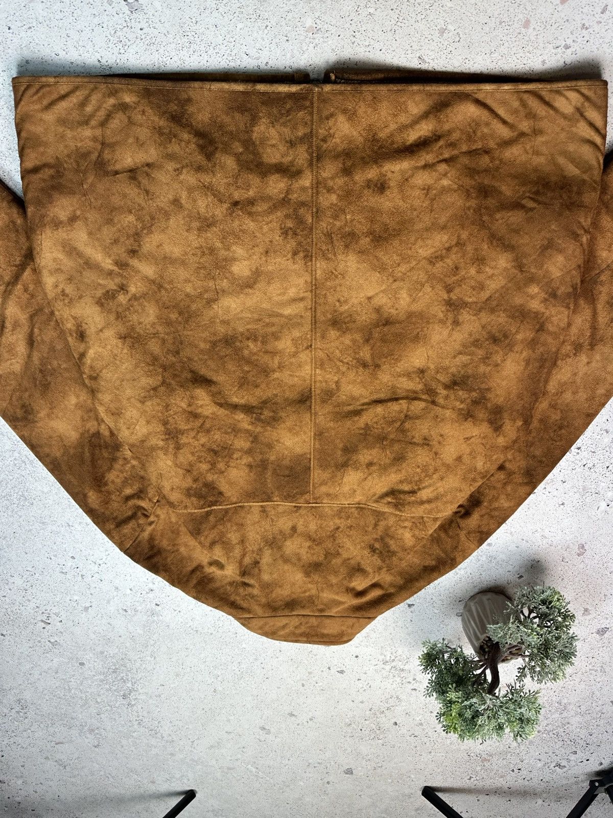 Hugo × Vintage Beautiful Men's HUGO BOSS Tan Faux Sheepskin & Fleece Jacket Size US L / EU 52-54 / 3 - 10 Thumbnail