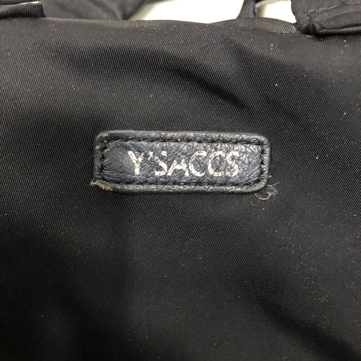 Yohji Yamamoto 📌Rich Black Bag Pack Biker Style Y'Saccs Bondage Design Size ONE SIZE - 16 Thumbnail