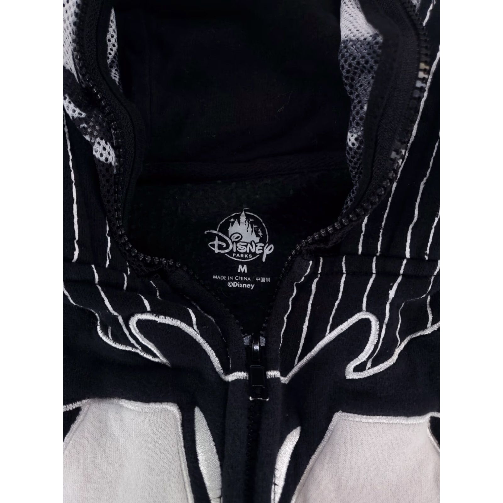 Disney Disney Parks Jack Skellington Costume Hoodie Full Zip Jacket Black Mens M Hoodie Size US M / EU 48-50 / 2 - 3 Thumbnail