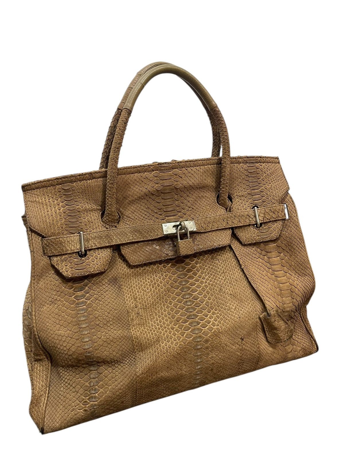 If Six Was Nine Full Leather Python Birkin Bag Unknown Like Hermes 5🟩 Size ONE SIZE - 1 Thumbnail
