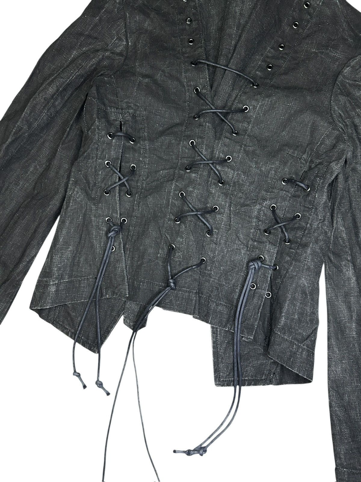 Y's Lace Up Blazer Size S / US 4 / IT 40 - 13 Thumbnail