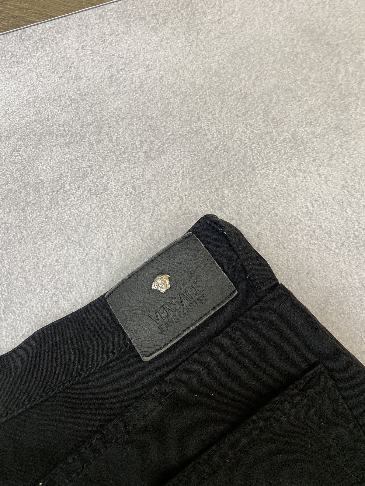 Versace Jeans Couture × Vintage Vintage Versace Jeans Couture Black Pants Size US 34 / EU 50 - 18 Thumbnail
