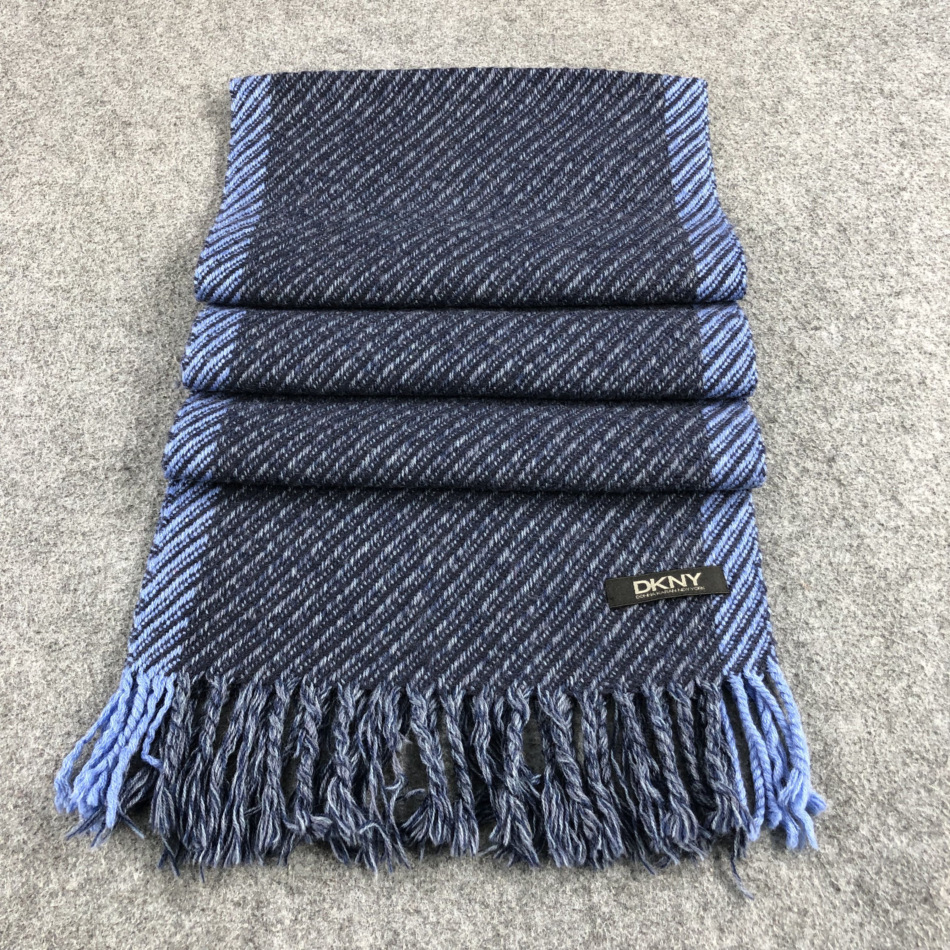 DKNY DKNY Wool Scarf Muffler V827 Size ONE SIZE - 2 Thumbnail