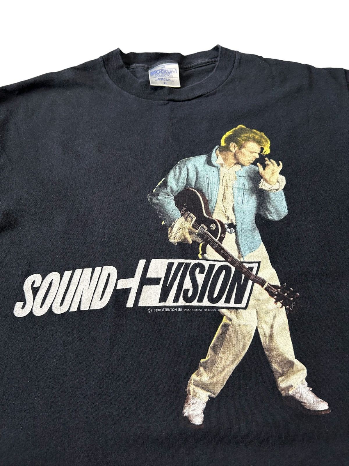 Brockum × Vintage 1990s David Bowie “Sound+Vision” World Tour T-Shirt Size US L / EU 52-54 / 3 - 3 Thumbnail